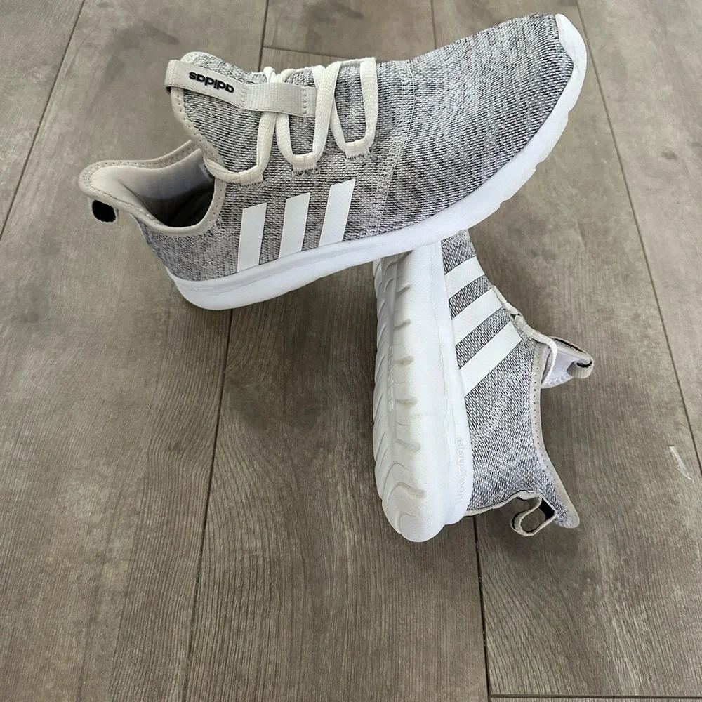 Adidas Womens Cloudfoam Pure 2.0 H04756 Gray Running Shoes Sneakers Size 9.5